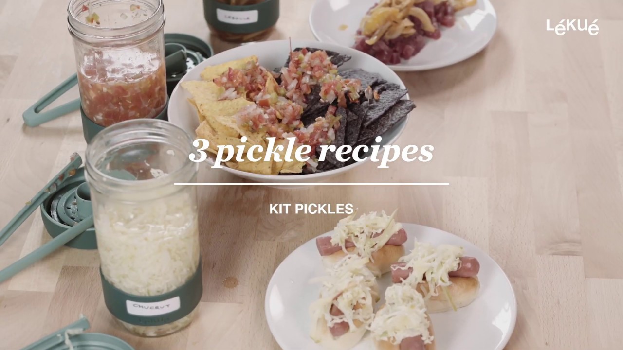 3 pickle recipes - Kit Pickles | Recipes with Lékué