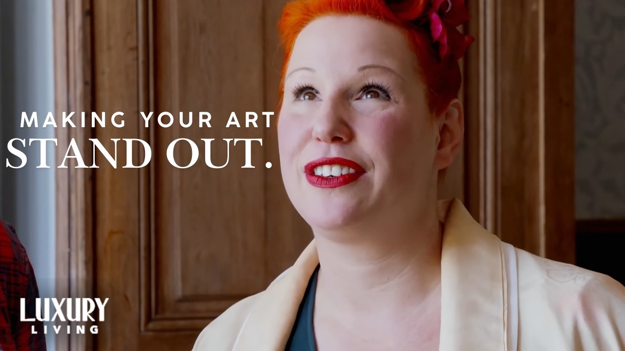 Making Art for your Very Own Chateau Salon! | Escape To The Chateau DIY