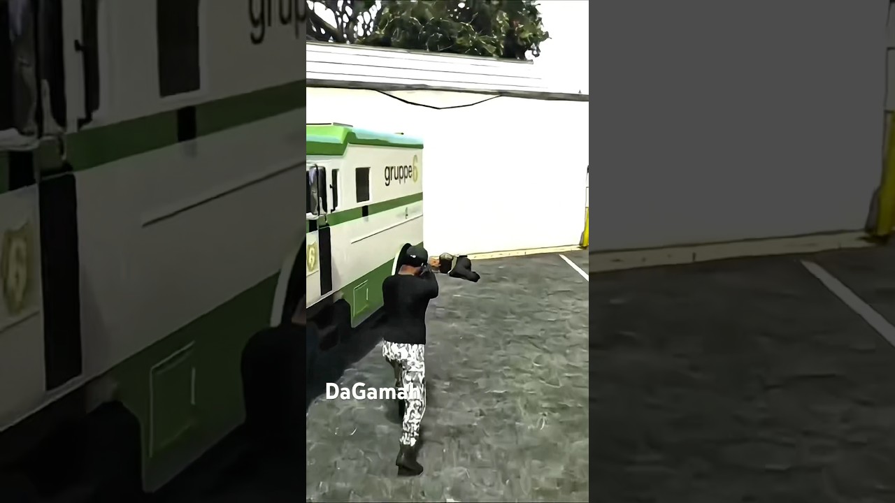Bad work day #gta #gtav #gta5 #ps5 #robbery #security #moneytransfer #badday #franklin #gtaworld