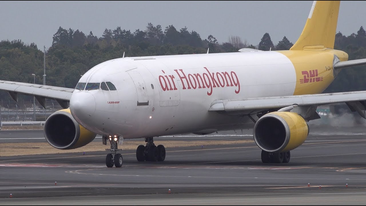 Air Hong Kong Airbus A300-600F B-LDA Landing at NRT 34R