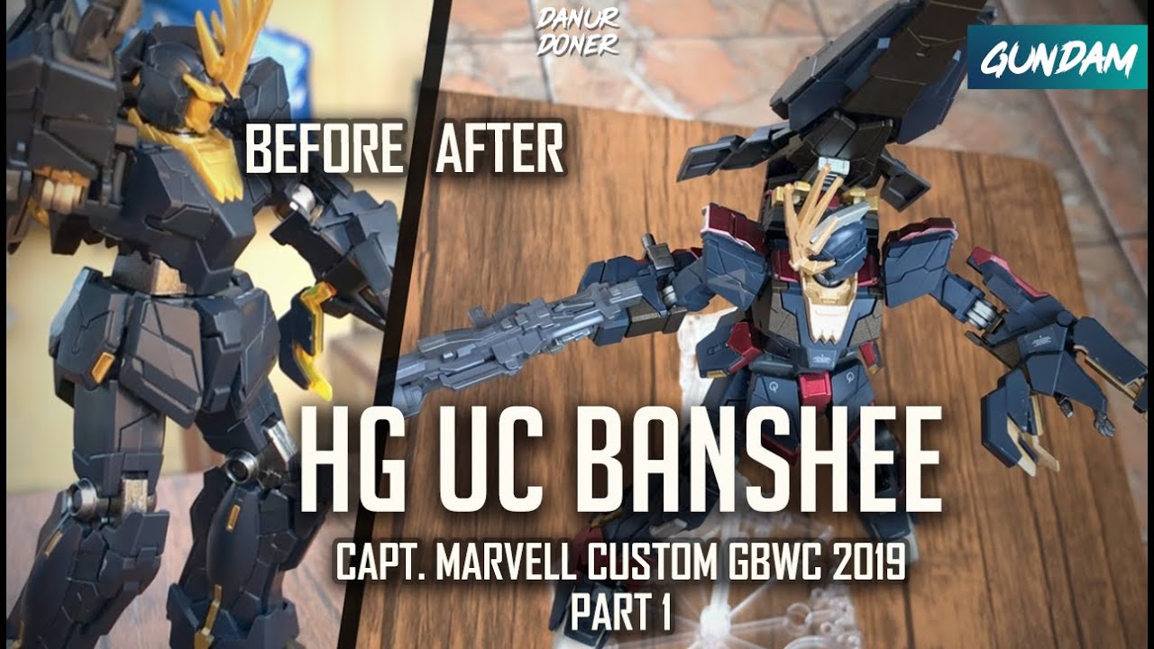 Custom Gunpla using SPRAYCAN part 1, GBWC 2019 ID Entry #GunplaTutorial 3
