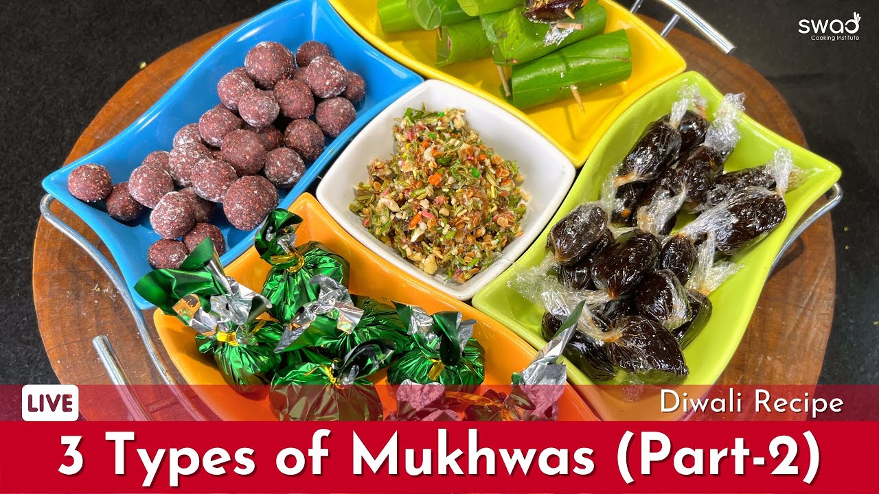Diwali Special Mukhwas Class- 2 | Anardana Churan ki Goli | Imli Candy | Paan Bites | दिवाली रेसिपीज