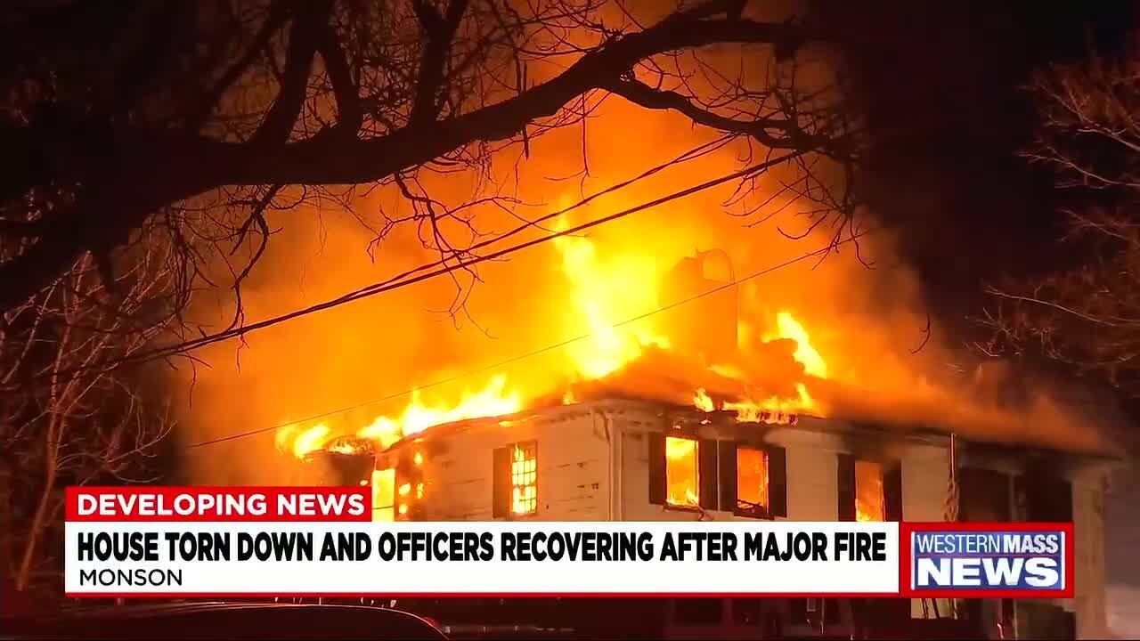 3:30 p.m. FastCast - House torn down in Monson after major fire