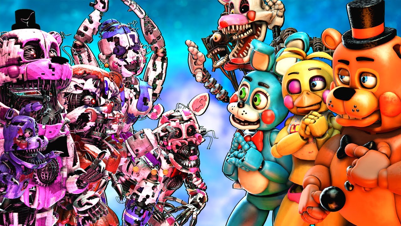 [SFM FNaF] Nightmare SL vs Toys