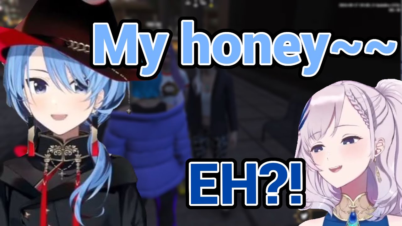 Suisei Surprised Reine and Moona with 