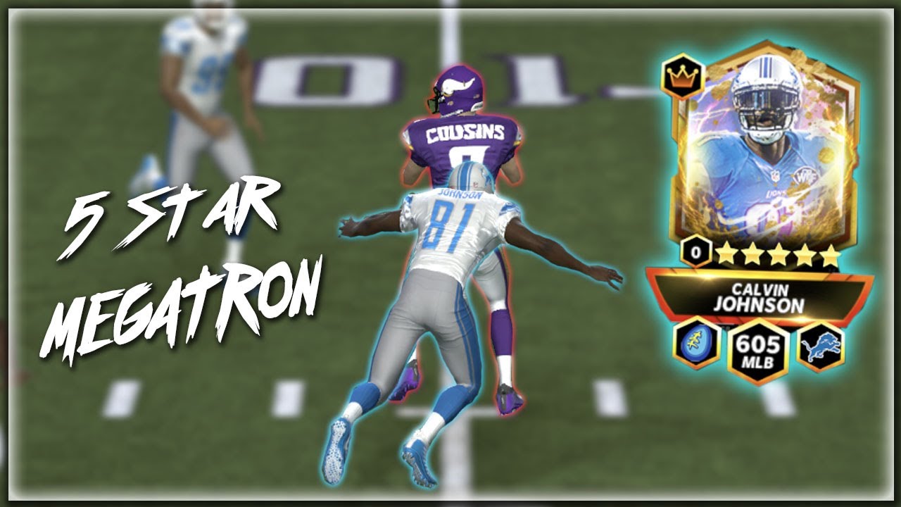 5 STAR CRYSTAL LEGEND CALVIN JOHNSON 605 OVR GAMEPLAY!! MADDEN MOBILE 22 EASTER GRANDMASTER GAMEPLAY