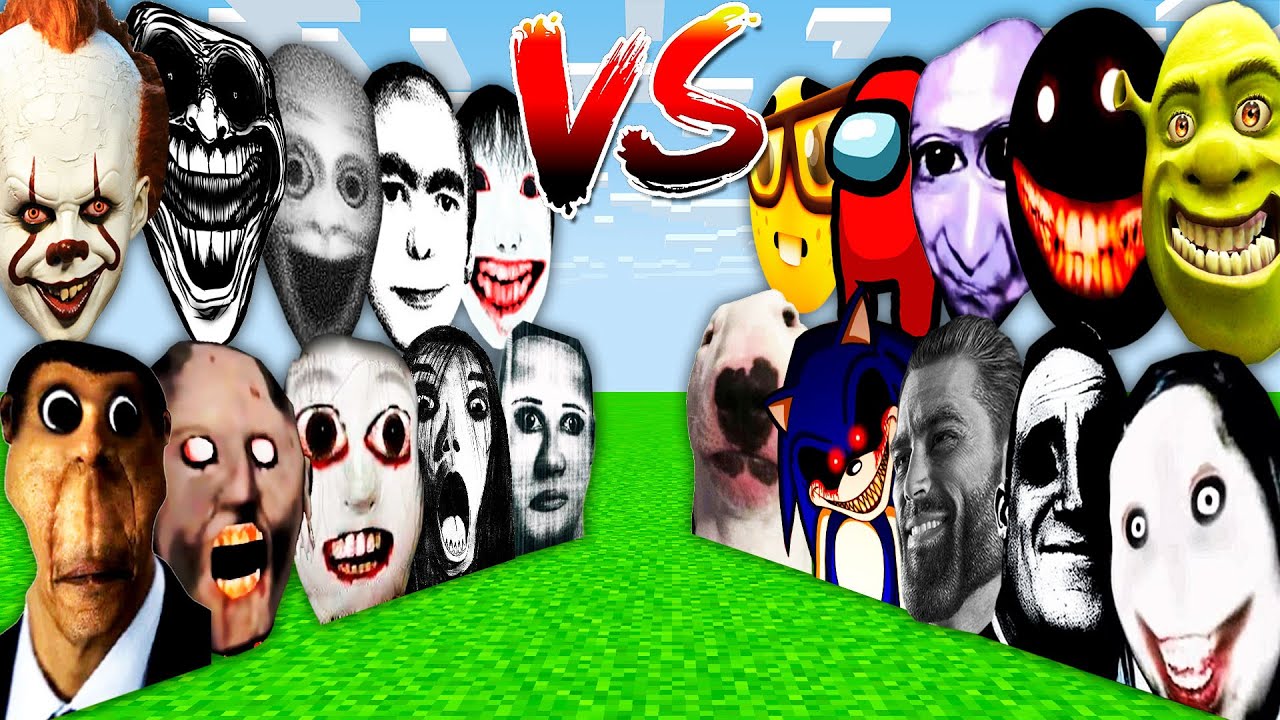 Who is strongest NEXTBOT in MINECRAFT animation? OBUNGA and AMONG US and SONIC gameplay coffin meme