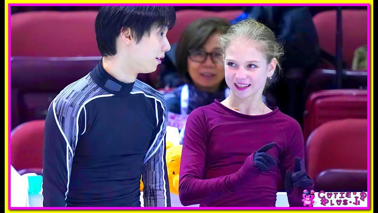 トゥルソワ（Alexandra Trusova）と 羽生結弦選手　4回転トウループ　同時ジャンプ