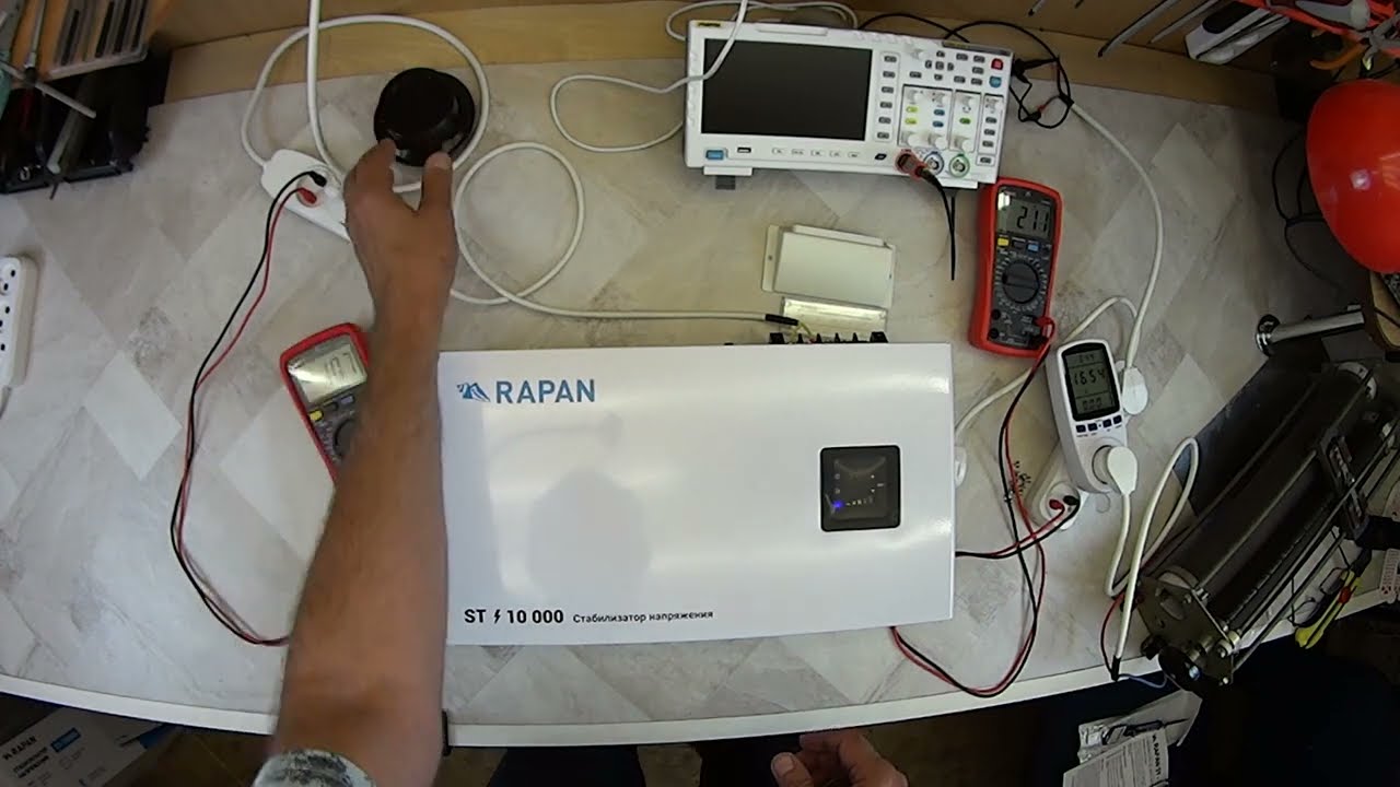 Обзор стабилизатора сетевого напряжения RAPAN ST10000