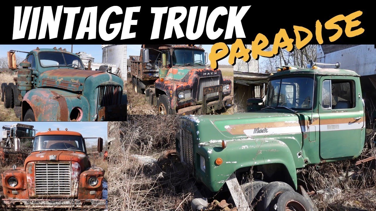 Vintage SEMI TRUCK & Equipment Paradise! MACK International Ford