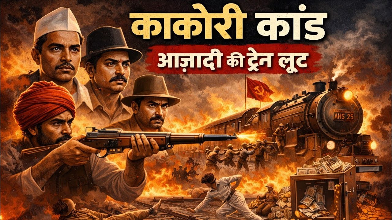 Kakori kand | गुलाम भारत की पहली Train Robbery  | RajeshY