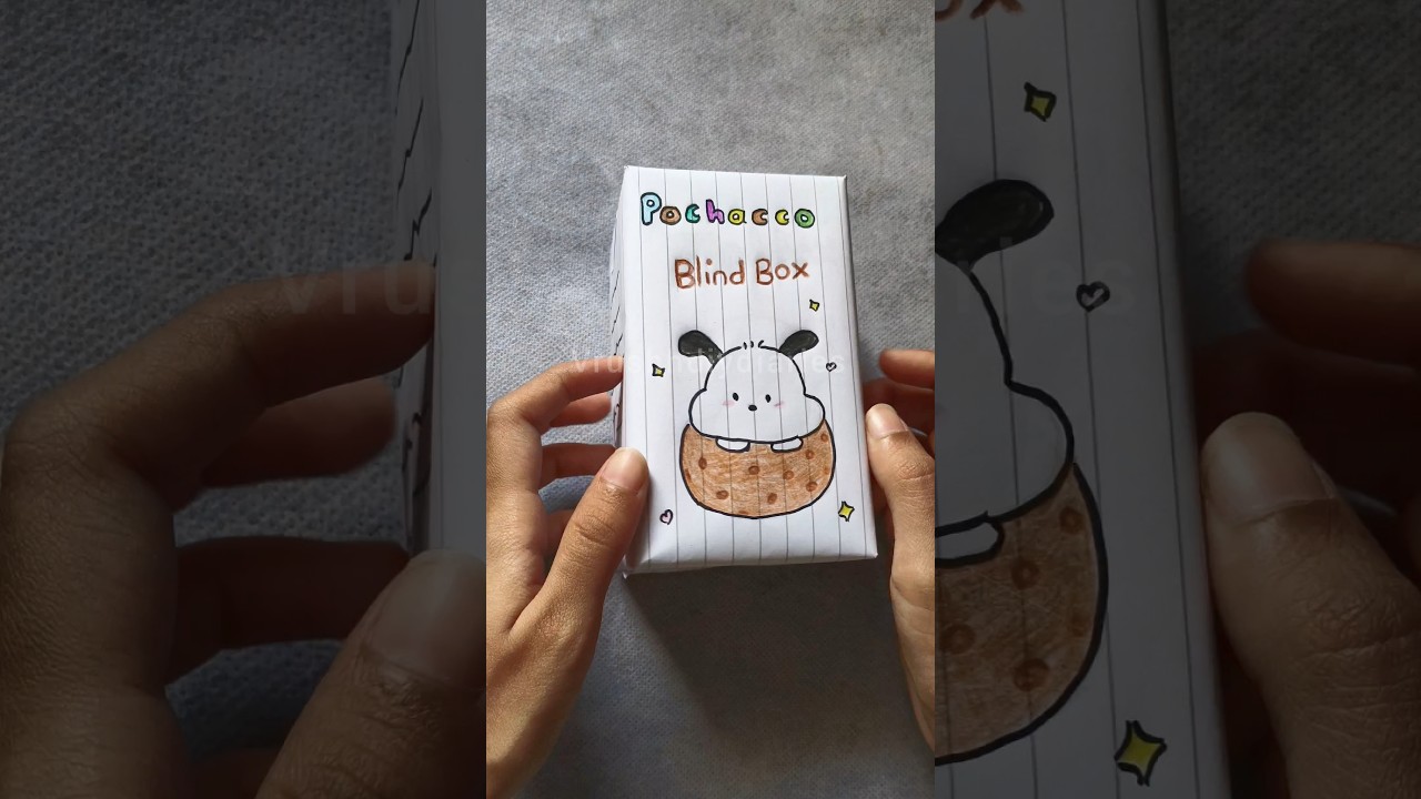 blind box pochacco paper squishy #diy #craft #squishy #shorts #sanrio