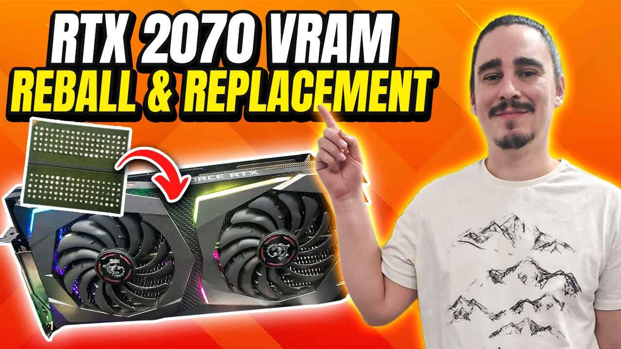 RTX 2070 Error 43 - VRAM Reball and Replacement