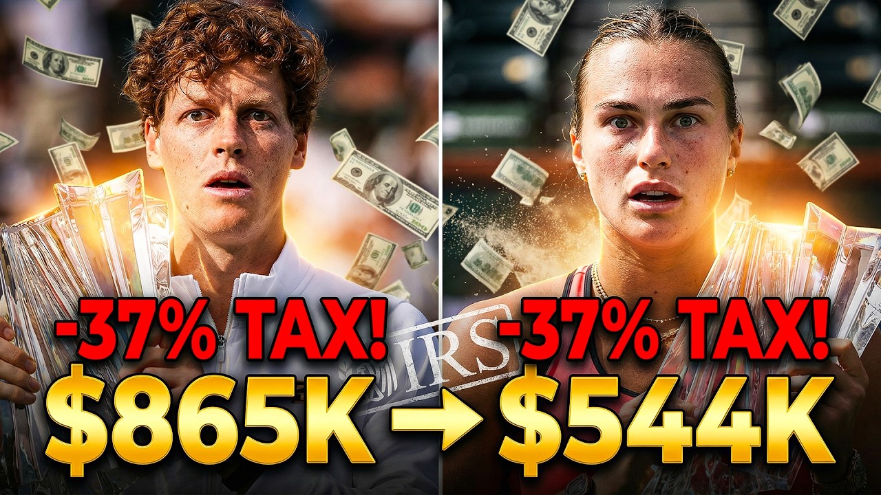 Jannik Sinner & Aryna Sabalenka’s $865K Prize… Cut to $544K—Here’s Why