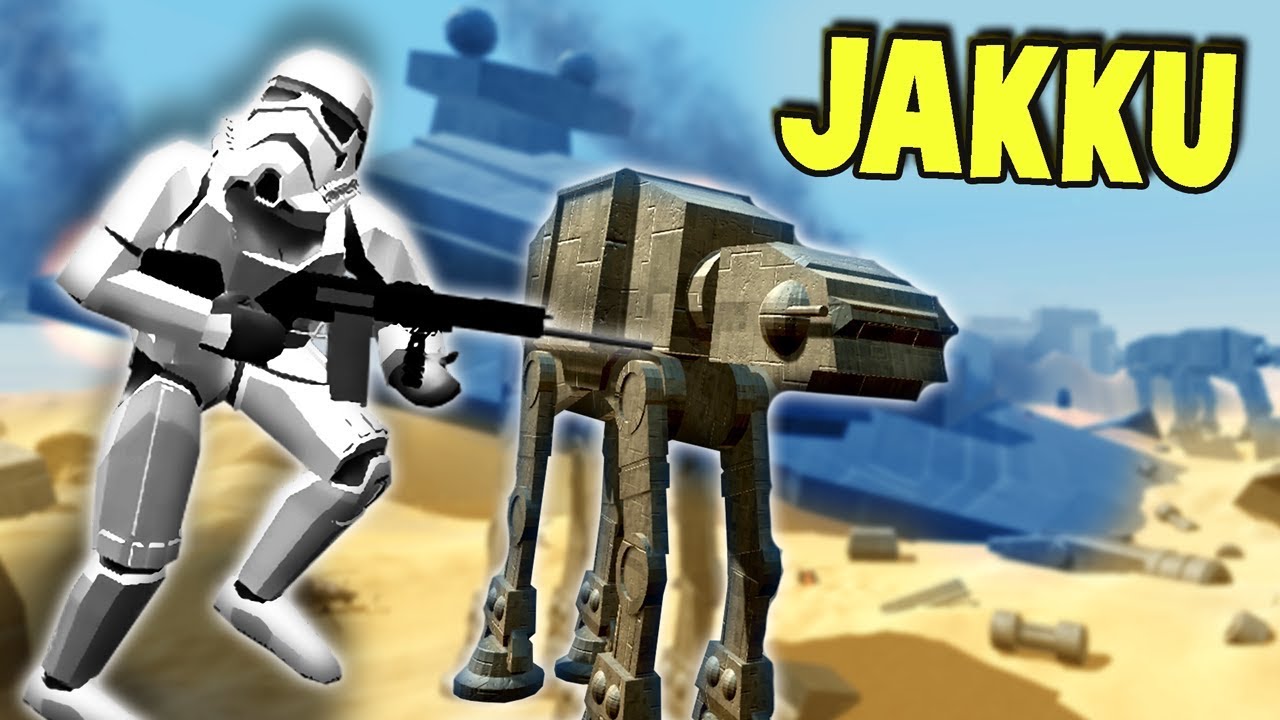 The BEST NEW Map in RAVENFIELD!  (Ravenfield Gameplay Custom Star Wars Jakku Map, AT-ATs)