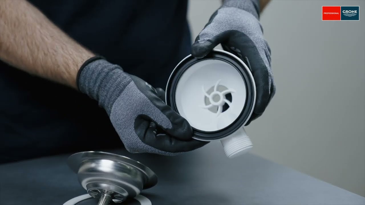 Как установить мойку GROHE из кварцевого композита