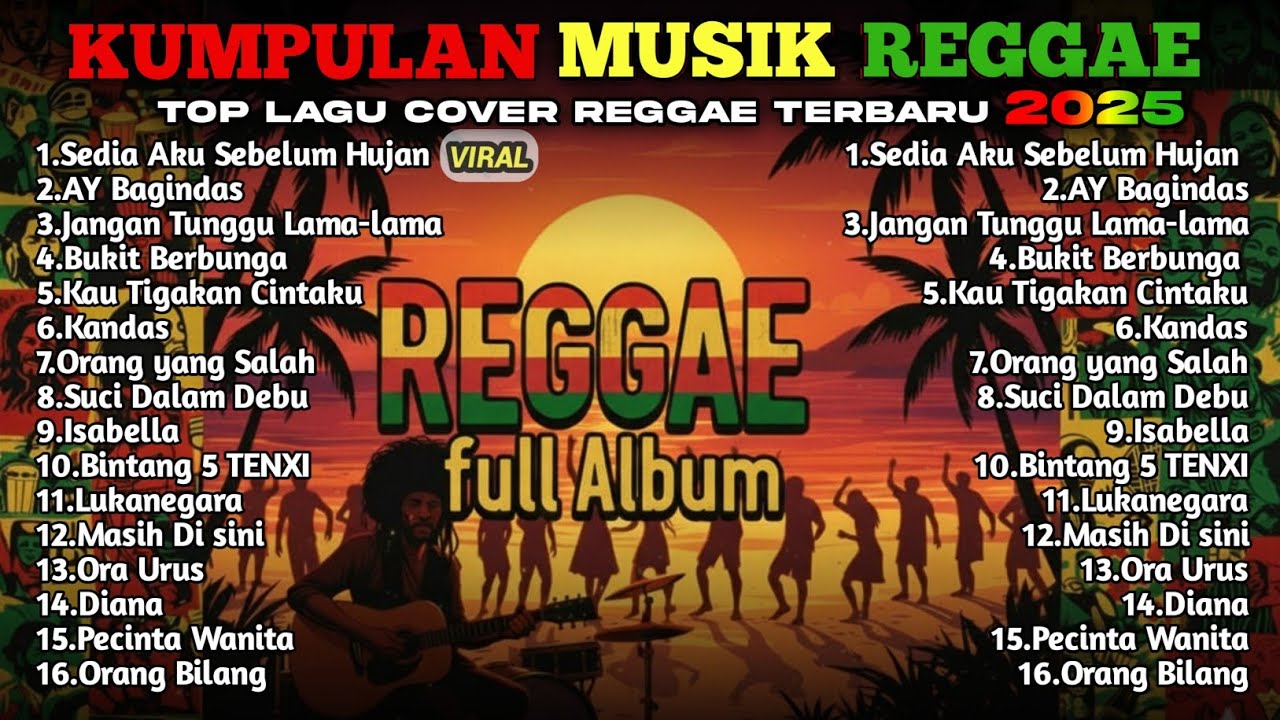 KUMPULAN REGGAE TERBARU 2025 - Lagu Viral TikTok & Top Hits Spotify Paling Enak Didengar 🌴