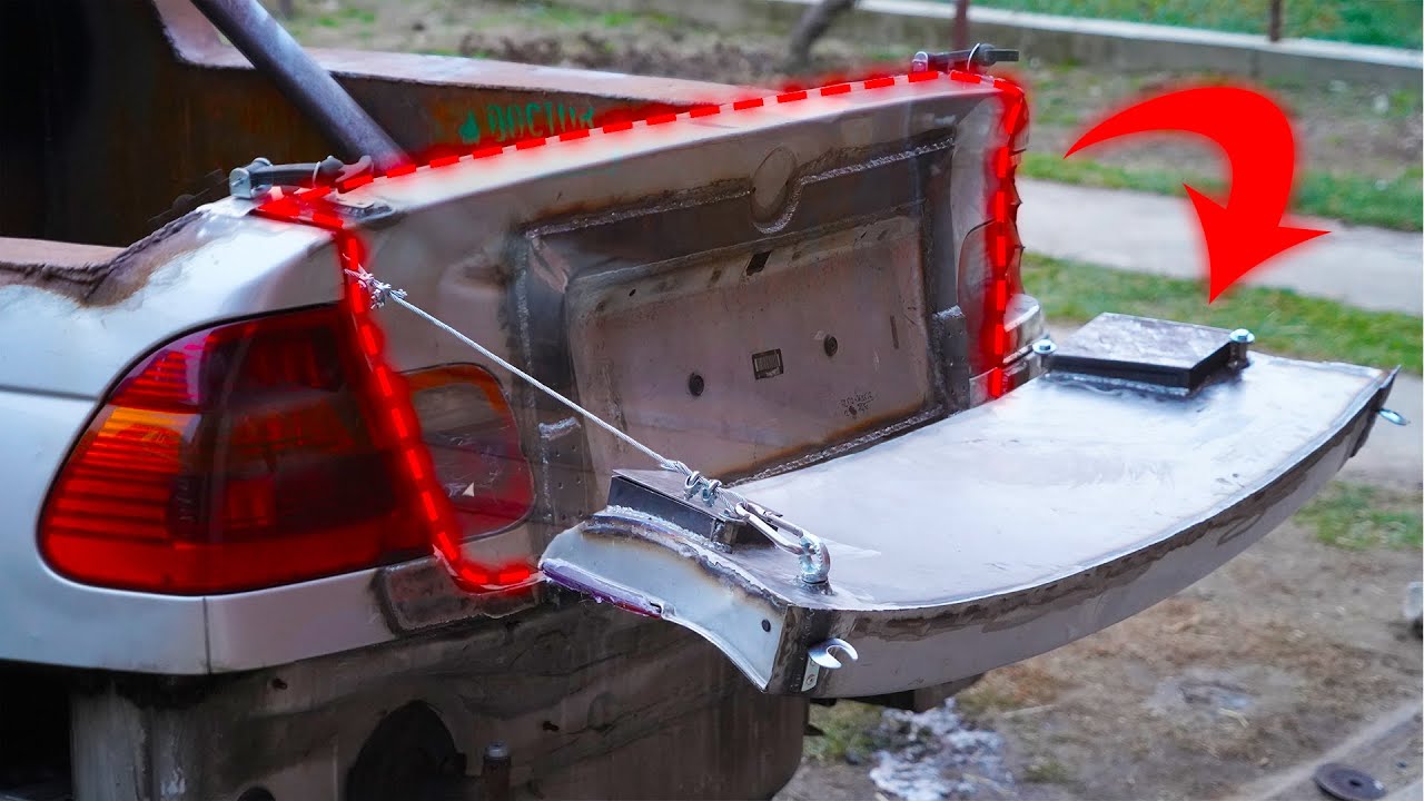 Homemade BMW e46 PickUp TRUCK !? Part 6 ( TRUNK DOOR )
