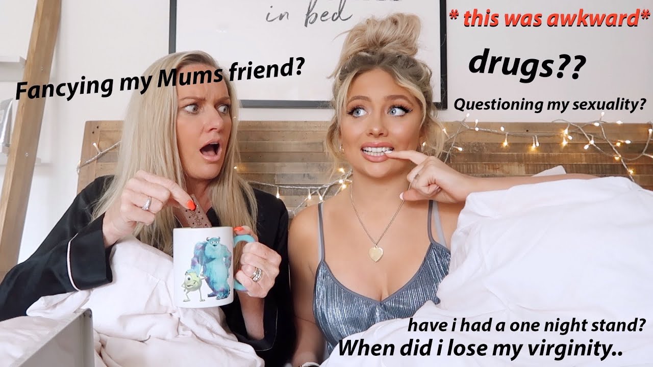 My MUM asks me questions YOUR MUM is too afraid to ask you.. SO AWKWARD | Saffron Barker
