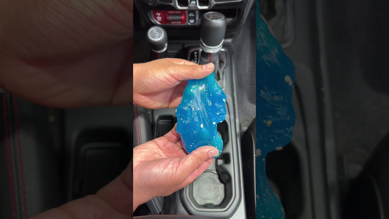 Easily clean up hard to reach debris with Sticky Icky! #shorts #interior #restore #howto #diy
