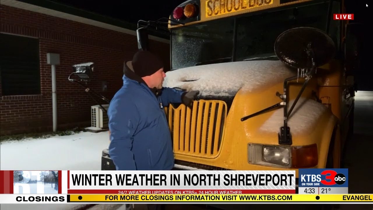 North Shreveport winter weather