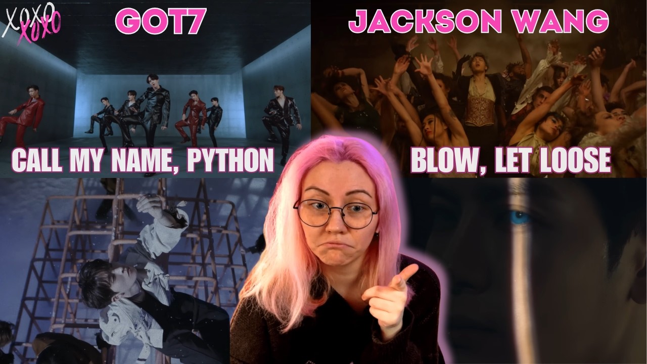 🥵 ПЕРВЫЙ РАЗ смотрю GOT7 — Call My Name, PYTHON и Jackson Wang — Blow, Let Loose MV | KPOP REACTION