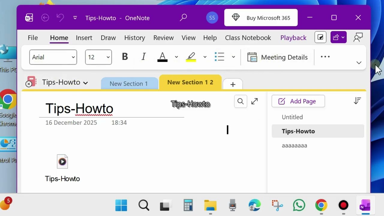 Изменение и настройка ленты в Microsoft OneNote