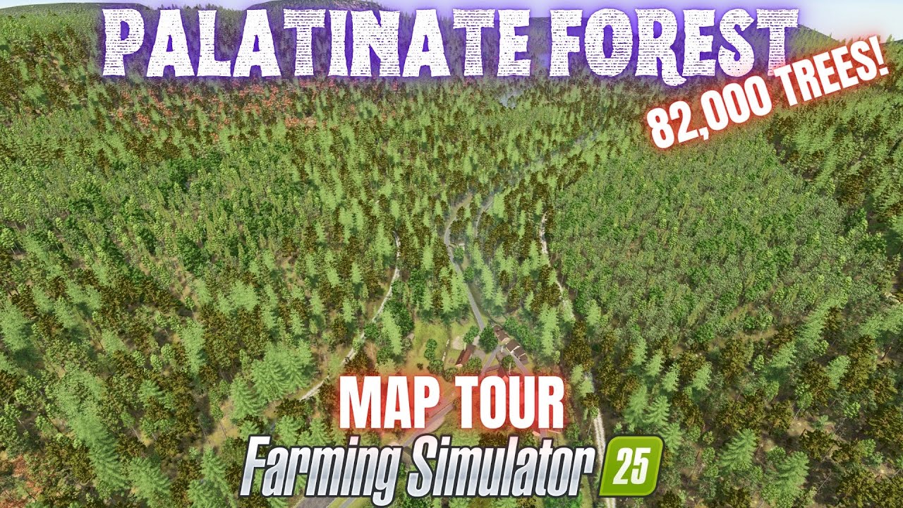 Пфальцский лес — обзор карты — Farming Simulator 25