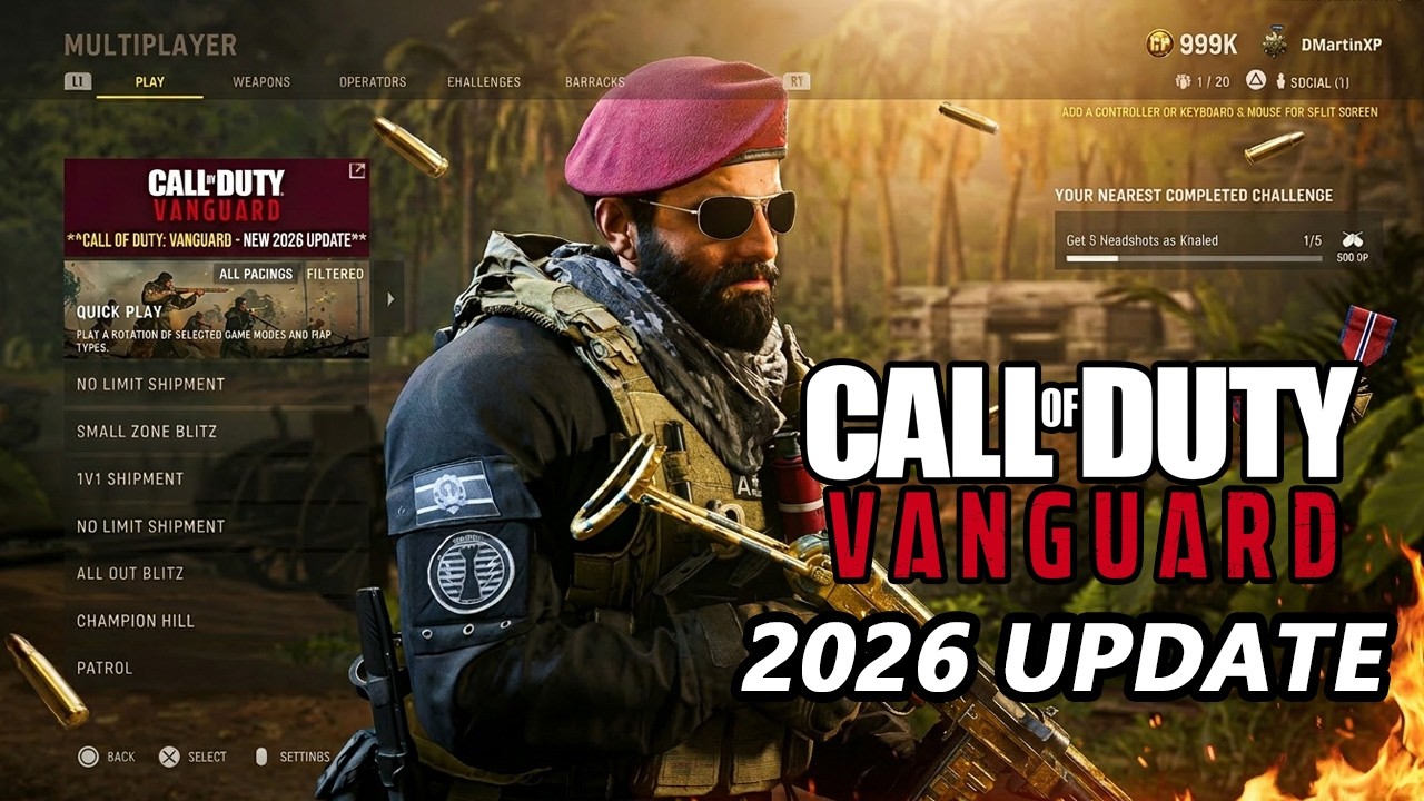 Обновление Call of Duty: Vanguard запланировано на 2026 год.