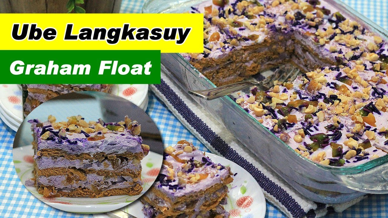 Ube Langkasuy Graham Float Recipe | How to make Ube Langkasuy Graham Float