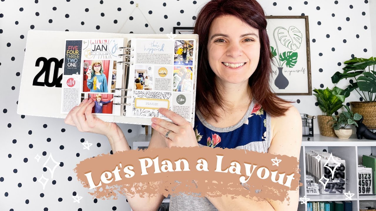 Plan a Hybrid Scrapbook Layout Using Photoshop | Hybrid Scrapbooking | Photoshop Layer Templates