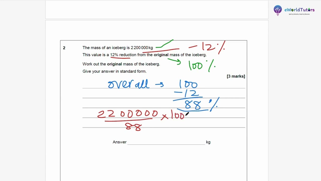 AQA GCSE Maths Higher Tier | Step-by-Step Solutions to 3 Questions