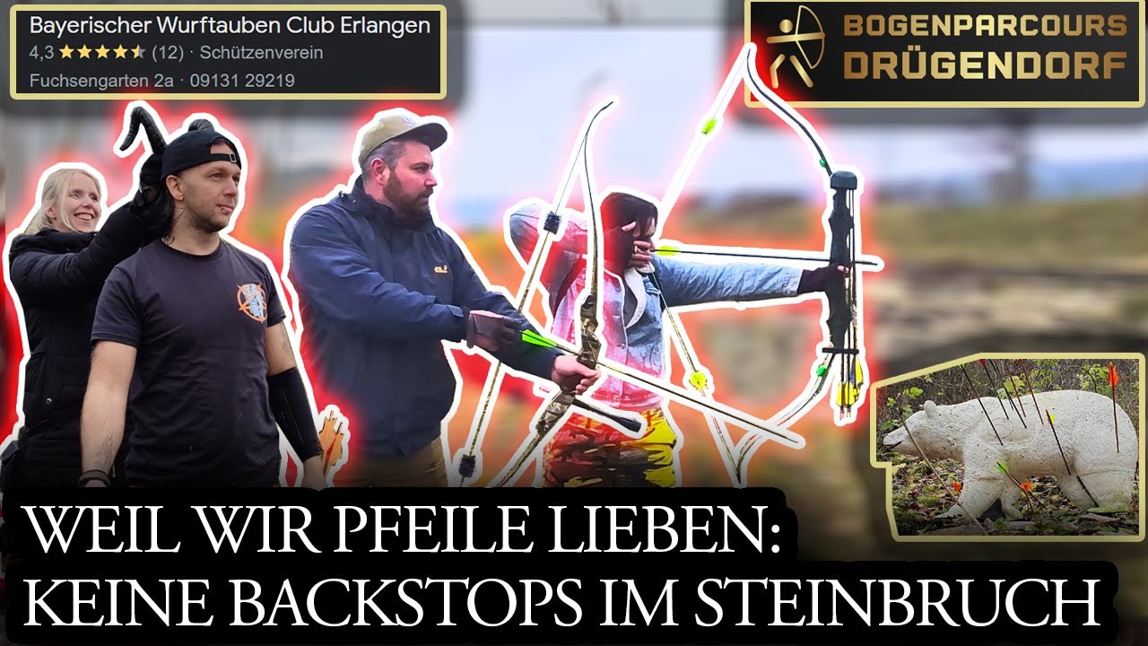 🏹 Bogenparcours Drügendorf: Pfeil- und Steinbruch ✌️😱
