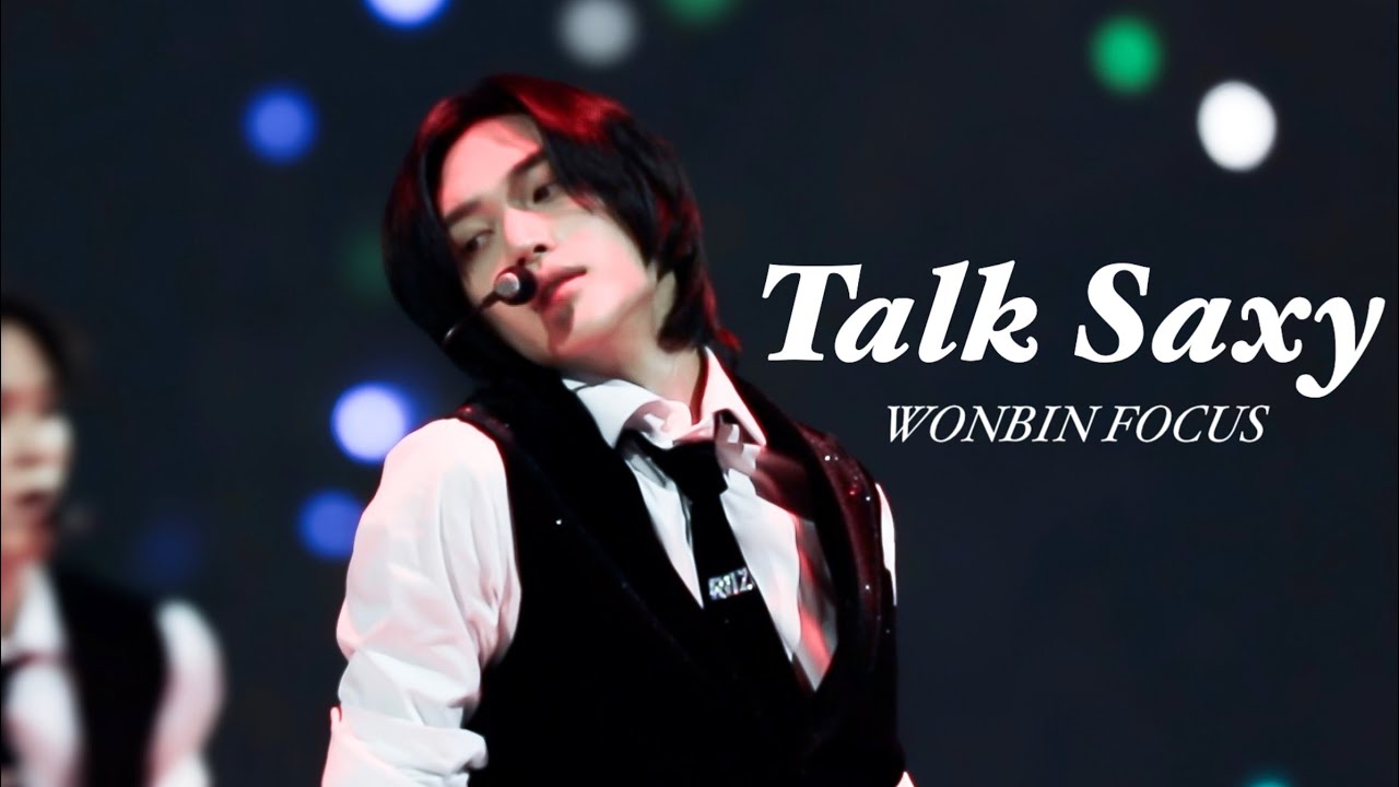 [4k] 231202 MMA RIIZE - Talk Saxy |원빈 직캠  WONBIN FOCUS