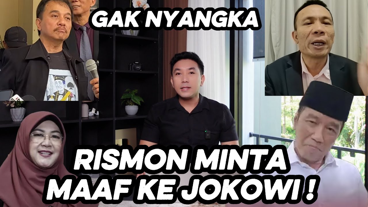 P4N1K !! JOKOWI GAK MAU  MAAFKAN RISMON SIANIPAR ?? PADAHAL BUKTI IJASAH PALSU MAKIN KUAT ??