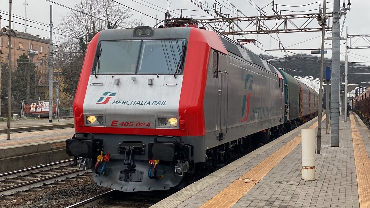 TRENI PASSEGGERI E MERCI veloci in transito tra Sant’Ilario D’Enza e PARMA!
