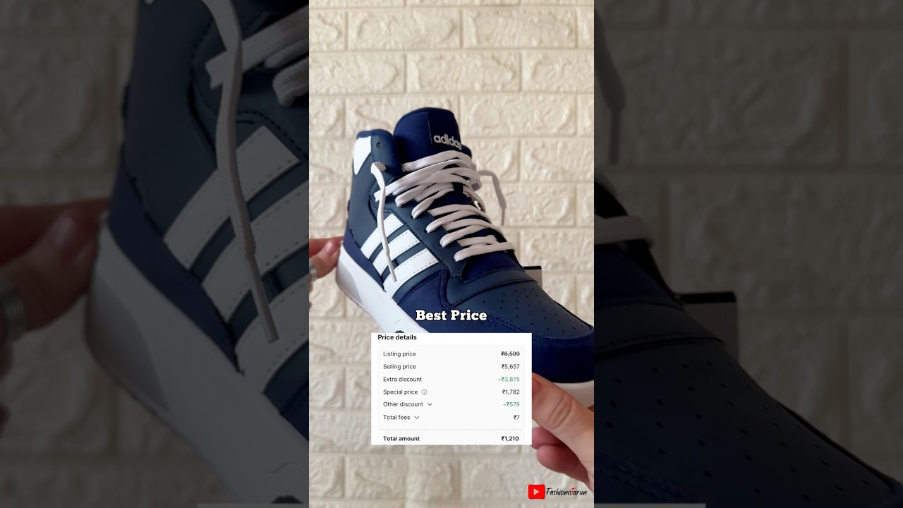 Adidas High-Top Sneakers at INSANE Prices! 😱 | Flipkart Big Billion Days Unboxing #shorts #adidas