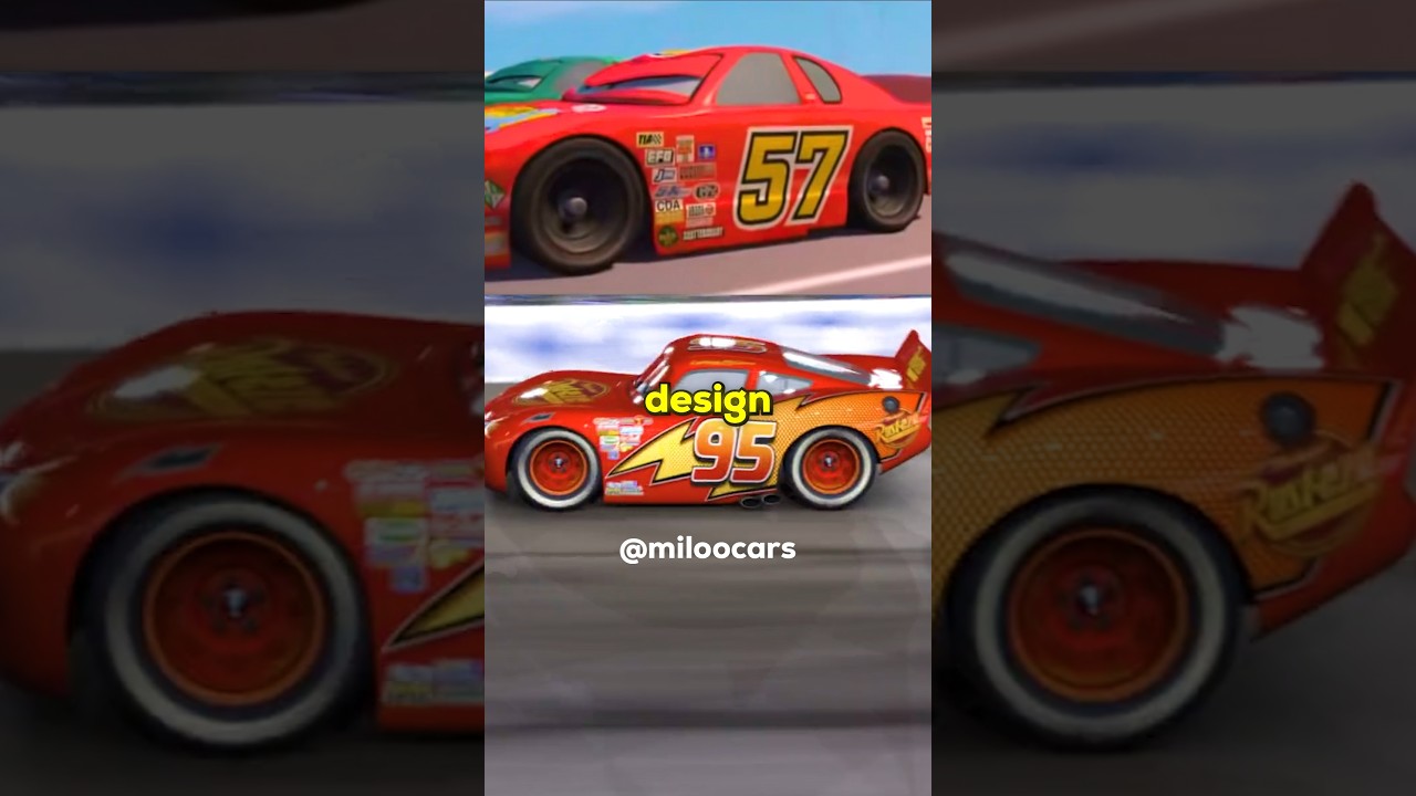 Первый дизайн Молнии Маккуина был совершенно иным!