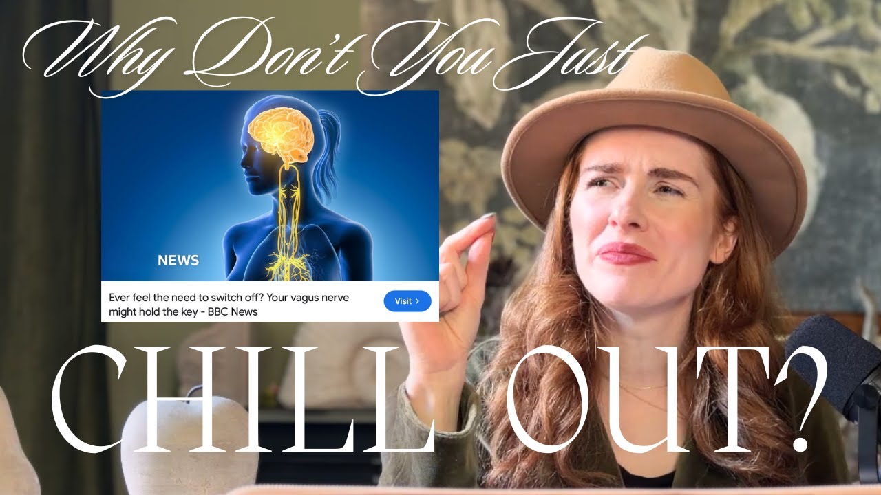 How to *actually* CALM DOWN when you’re OVERSTIMULATED (Vagus Nerve Explained)