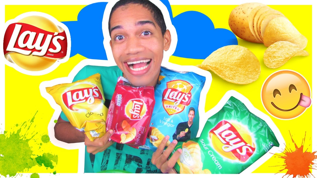 PROVANDO BATATAS LAY'S