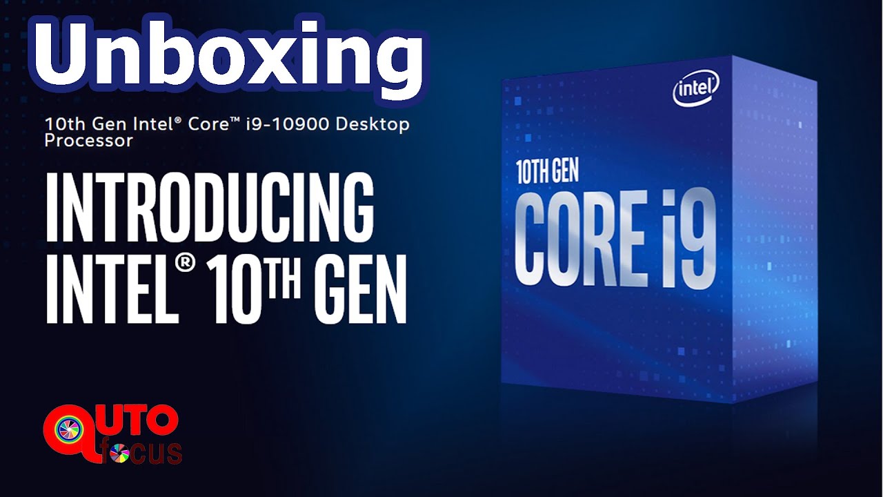 intel core i9 10th 10900k Unboxing| Intel 10th Gen Core i9-10900 Processor