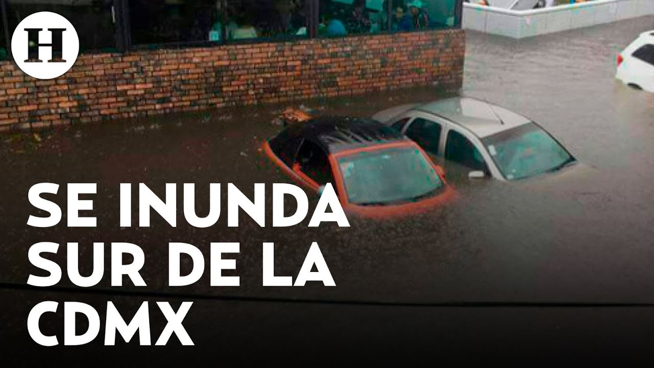 &iexcl;Caos en la CDMX tras fuertes lluvias! Se inunda San &Aacute;ngel y varias zonas de la Ciudad de M&eacute;xico