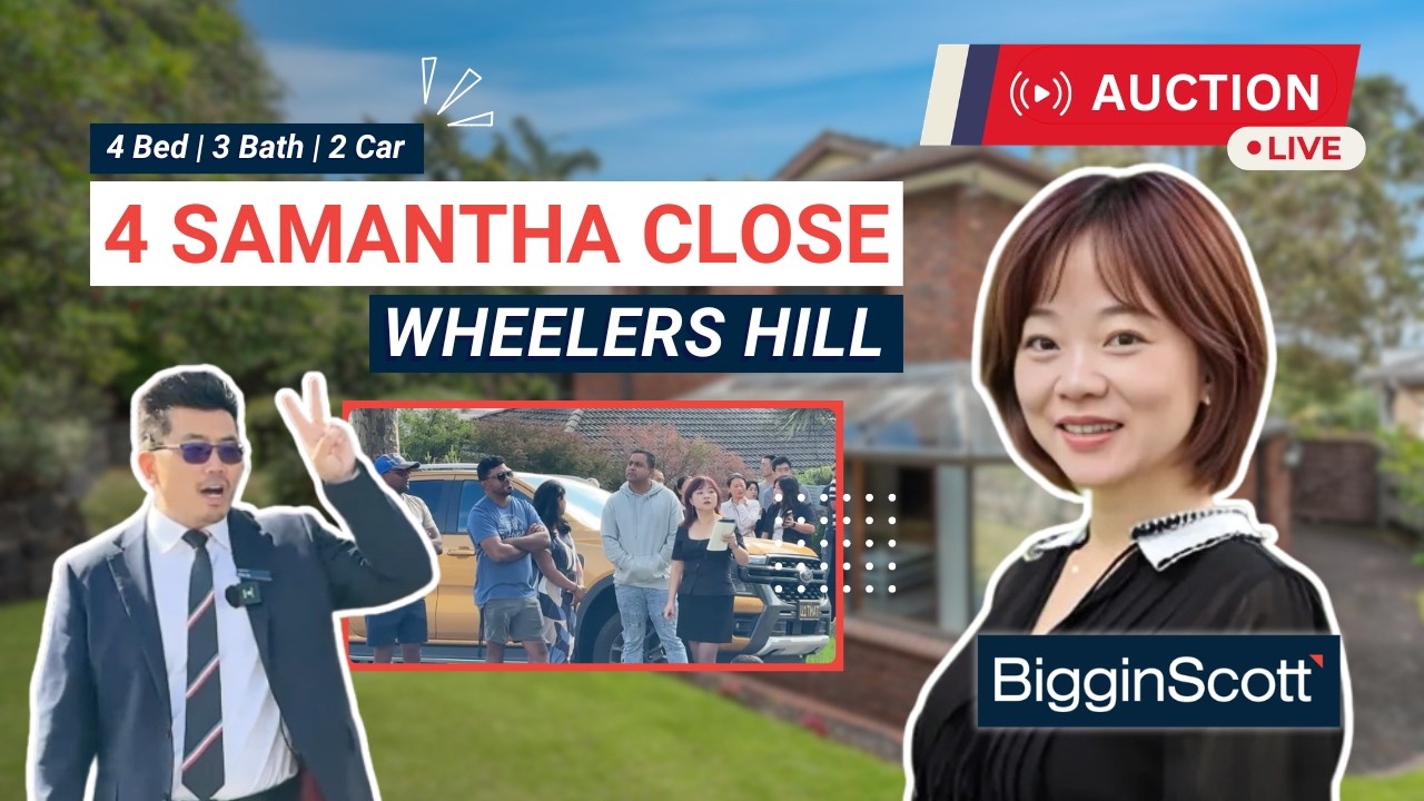 Аукцион вживую по адресу: 4 Samantha Close, Wheelers Hill