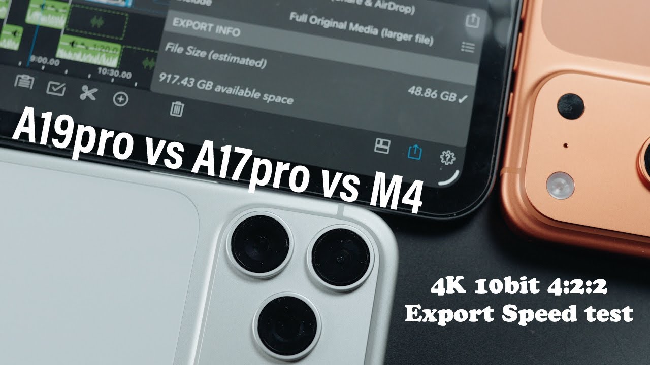 iPhone 17 Pro Max против iPhone AIR против iPhone 15 Pro Max против iPad Pro M4 | Тест скорости э...