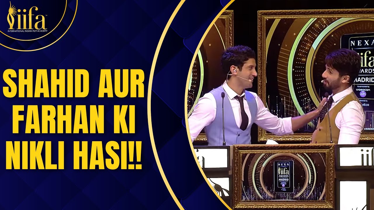 Shahid aur Farhan ki nikli hasi!!