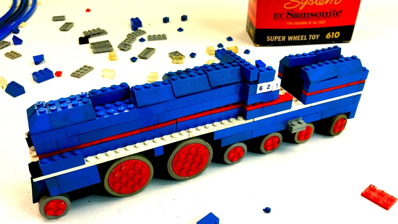 🔴 Building 52 Year Old LEGO Set 610 14-Wheel Locomotive Train