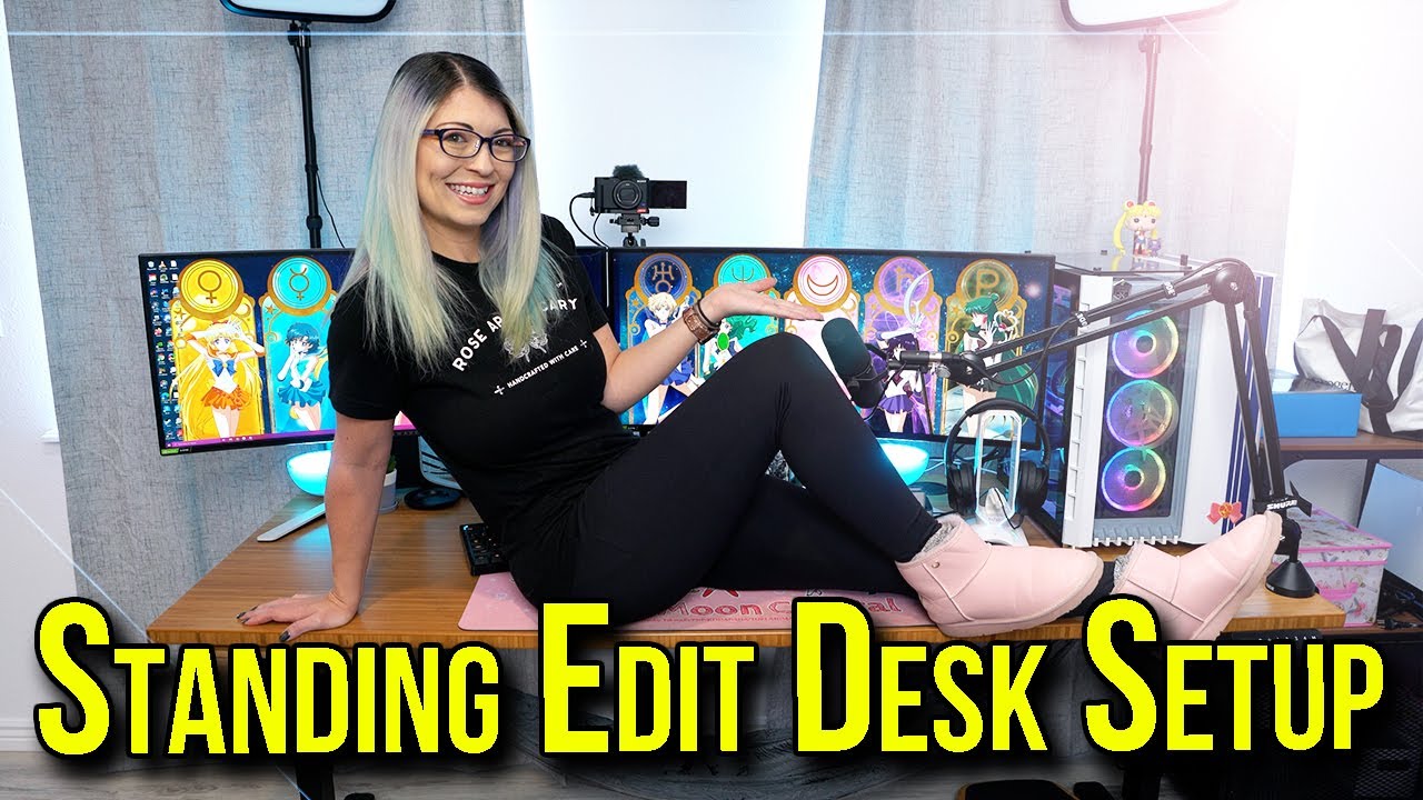 The BEST Standing Desk \\ UPLIFT V2 Standing Desk Review - My Dream YouTuber Studio! | Pt 10