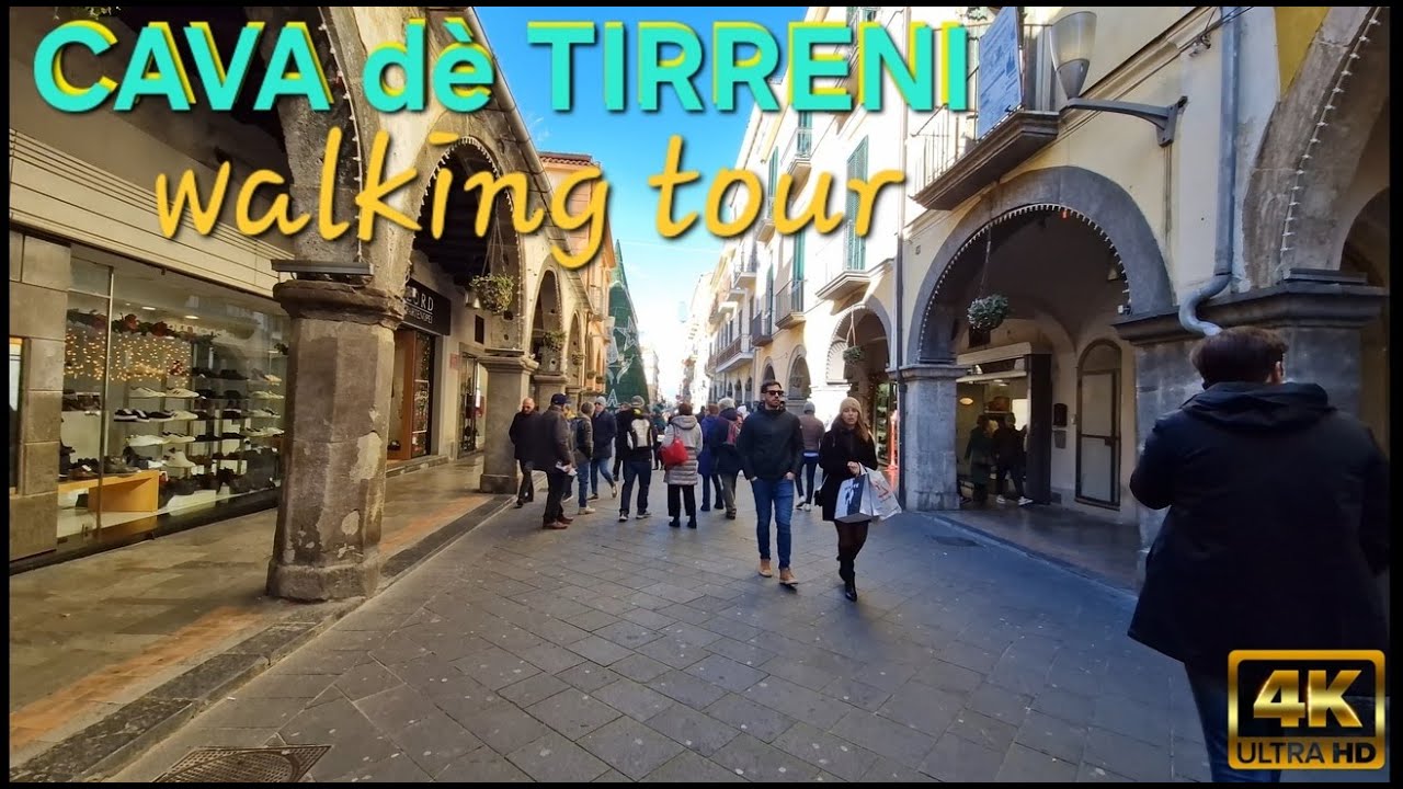 ✨️Cava dè Tirreni,  Italy 2023✨️🇮🇹  [ 4K HDR ]  Walking Tour  #travel  #italy   #walkingtour