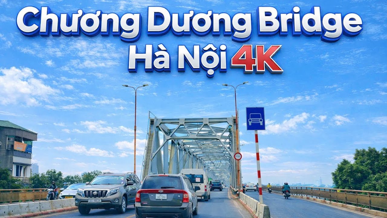 POV Driving in Hanoi Vietnam | Chuong Duong Bridge 4K Ultra HD