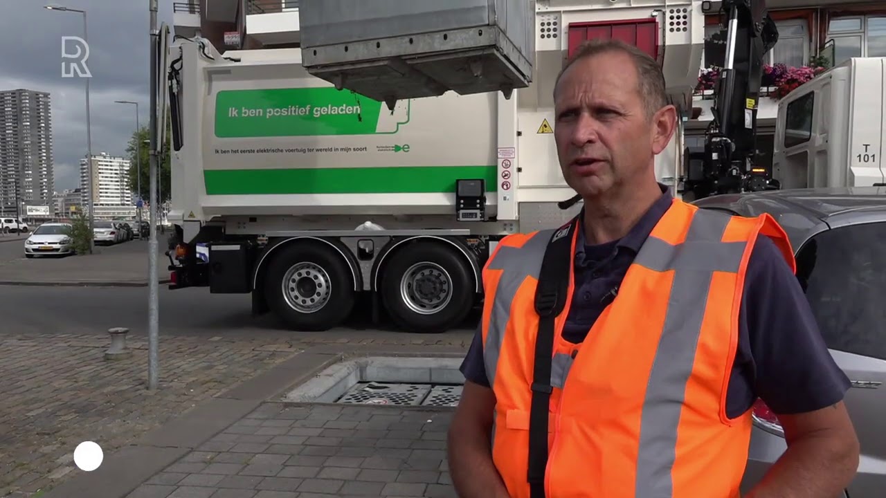 Wereldprimeur: eerste elektrische vuilniswagen rijdt in Rotterdam